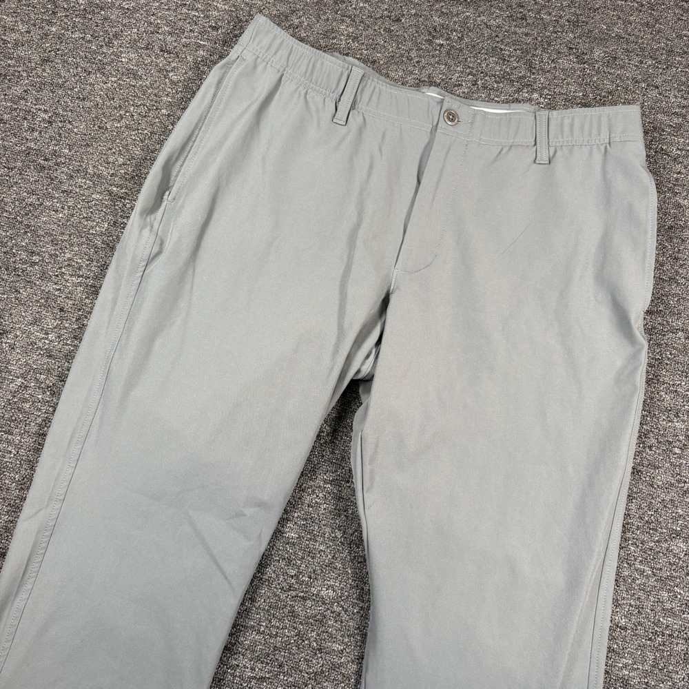 Under Armour Golf Pants Mens 38/30 Gray Performance Tapered Chino Stretch
